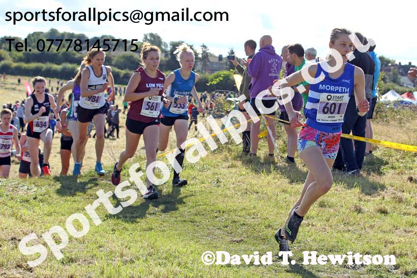 Senior womens 2019 Start Fitness Harrier League, Wrekenton, Gateshead. Photo: David T. Hewitson/Sports for All Pics